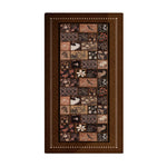 LIVARA 160/300cm Floor Rugs -Quiet Bamboo Theme, Non-Slip Backing, Easy-Clean Surface, High-Density Short Pile, Stain-Resistant & Low Maintenance