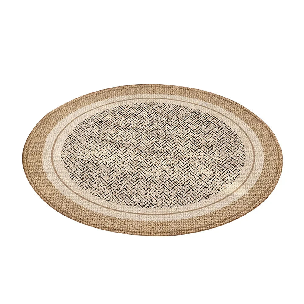 LIVARA 160/200cm Floor Rugs -Mist Silence Theme, Soft-Touch Finish, Non-Slip Base, Belgian Velvet Loop Pile, Fade-Resistant with Durable Edge Binding