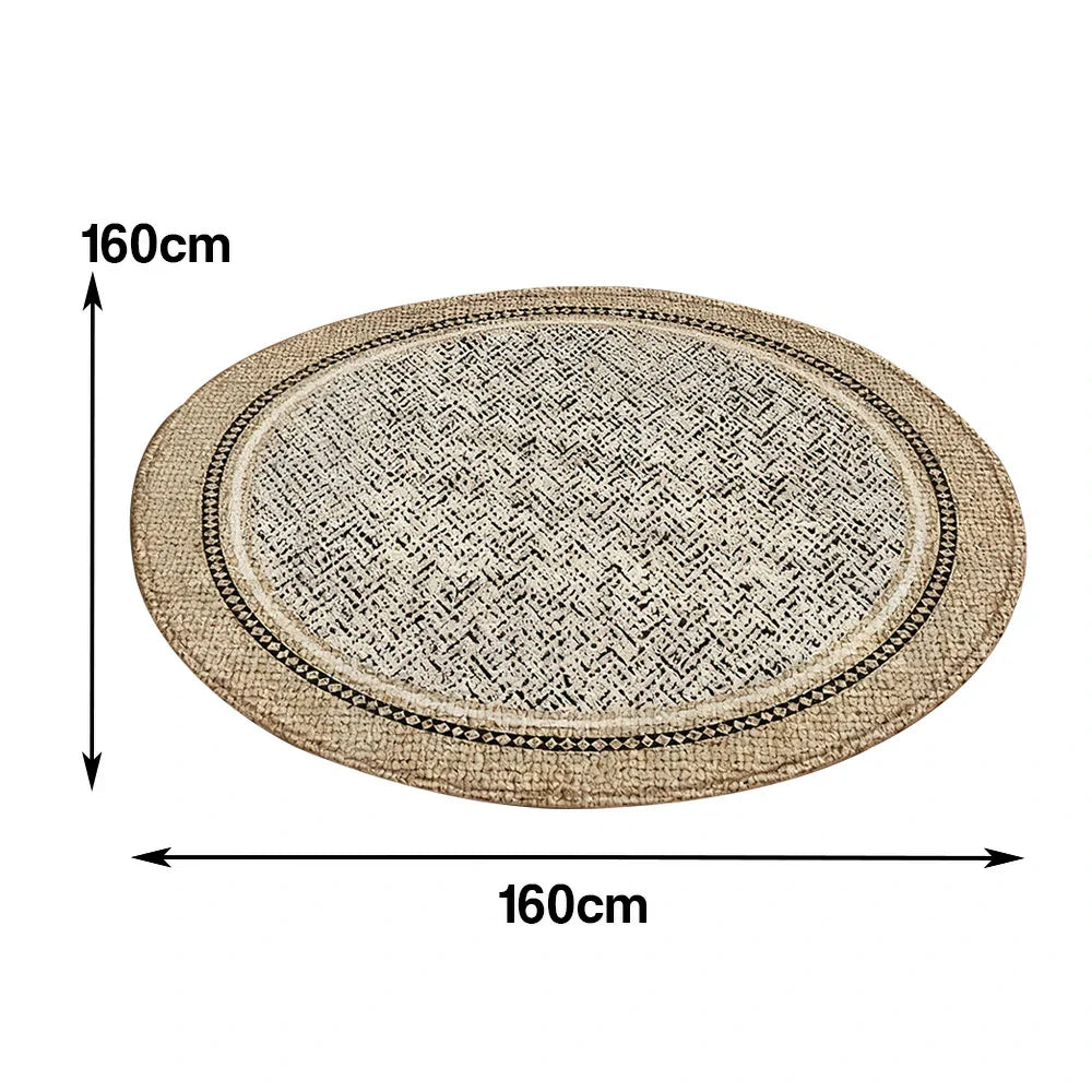 LIVARA 160/200cm Floor Rugs -Twilight Theme, Soft-Touch Finish, Non-Slip Base, Belgian Velvet Loop Pile, Fade-Resistant with Durable Edge Binding