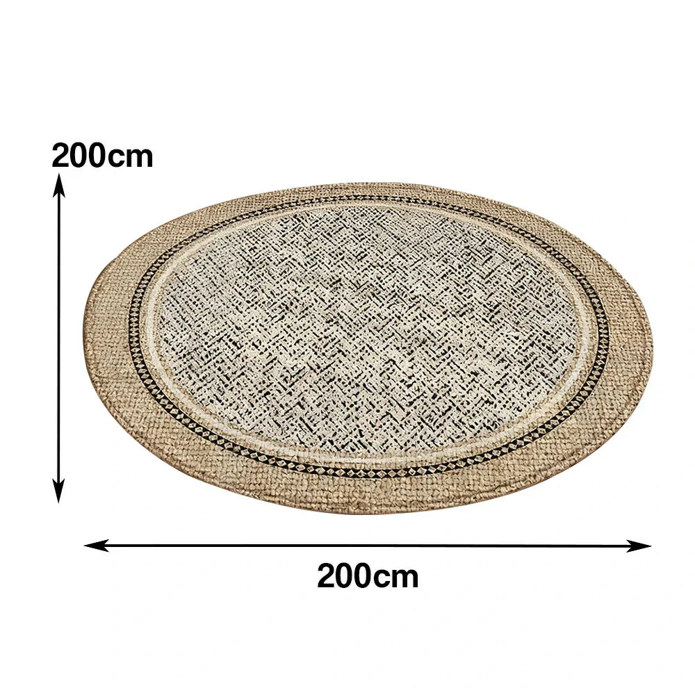 LIVARA 160/200cm Floor Rugs -Twilight Theme, Soft-Touch Finish, Non-Slip Base, Belgian Velvet Loop Pile, Fade-Resistant with Durable Edge Binding
