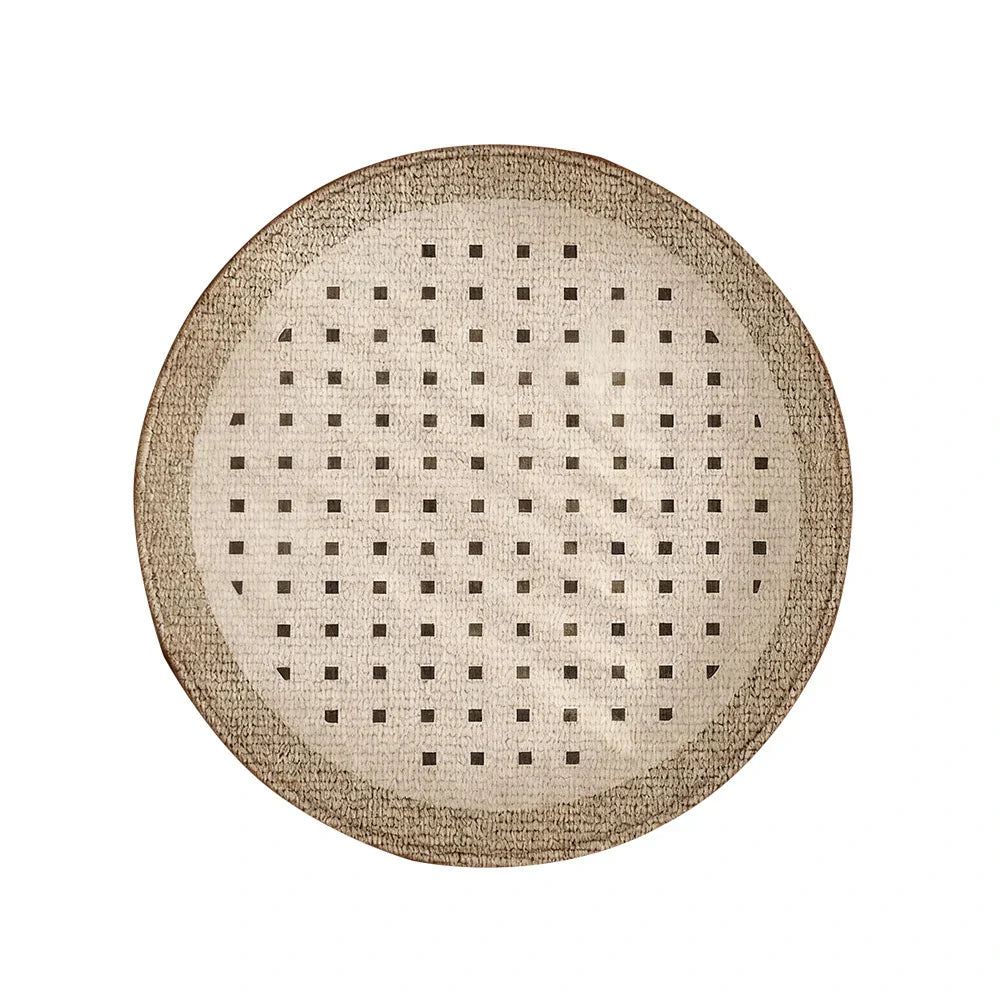 LIVARA 160/200cm Floor Rugs -Spiced Sand Theme, Soft-Touch Finish, Non-Slip Base, Belgian Velvet Loop Pile, Fade-Resistant with Durable Edge Binding