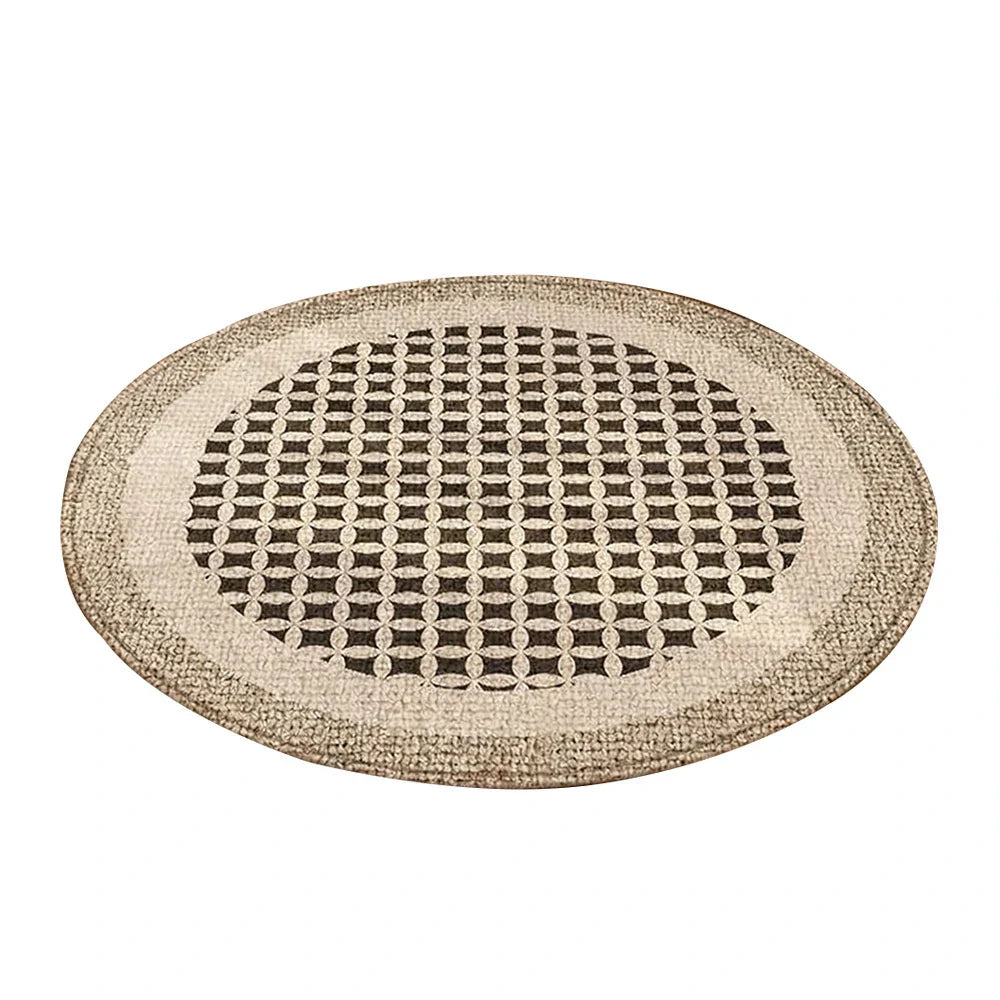 LIVARA 160/200cm Floor Rugs -Pastoral Theme, Soft-Touch Finish, Non-Slip Base, Belgian Velvet Loop Pile, Fade-Resistant with Durable Edge Binding