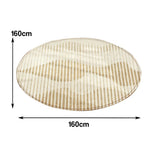 LIVARA 160/200cm Floor Rugs -Mountain Ridge Theme, Soft-Touch Finish, Non-Slip Base, Belgian Velvet Loop Pile, Fade-Resistant with Durable Edge Binding