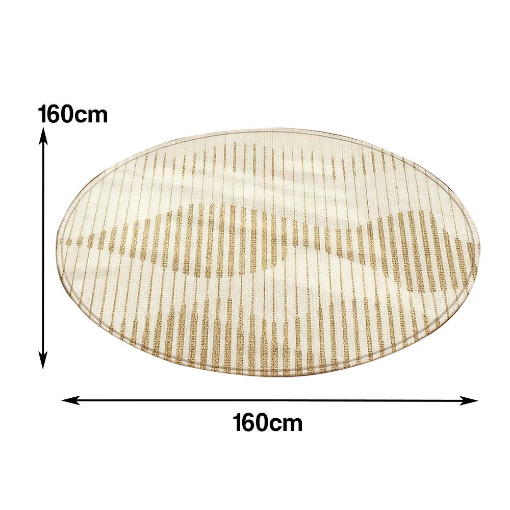 LIVARA 160/200cm Floor Rugs -Mountain Ridge Theme, Soft-Touch Finish, Non-Slip Base, Belgian Velvet Loop Pile, Fade-Resistant with Durable Edge Binding