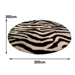 LIVARA 160/200cm Floor Rugs -Ink Pattern Mirage Theme, Soft-Touch Finish, Non-Slip Base, Belgian Velvet Loop Pile, Fade-Resistant with Durable Edge Binding