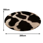 LIVARA 160/200cm Floor Rugs -Geometric Ink Blot Theme, Soft-Touch Finish, Non-Slip Base, Belgian Velvet Loop Pile, Fade-Resistant with Durable Edge Binding