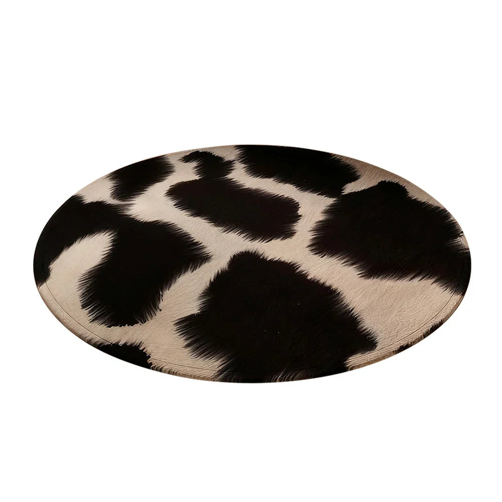 LIVARA 160/200cm Floor Rugs -Geometric Ink Blot Theme, Soft-Touch Finish, Non-Slip Base, Belgian Velvet Loop Pile, Fade-Resistant with Durable Edge Binding