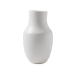 LIVARA Ceramic Vase Ornament Artistic Display Wabi-Sabi White Matte Ceramic Handcrafted Stone-Texture Design