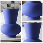 LIVARA Ceramic Vase Ornament Artistic Display Modern Minimalist Matte Ceramic Handcrafted Stone-Texture Design