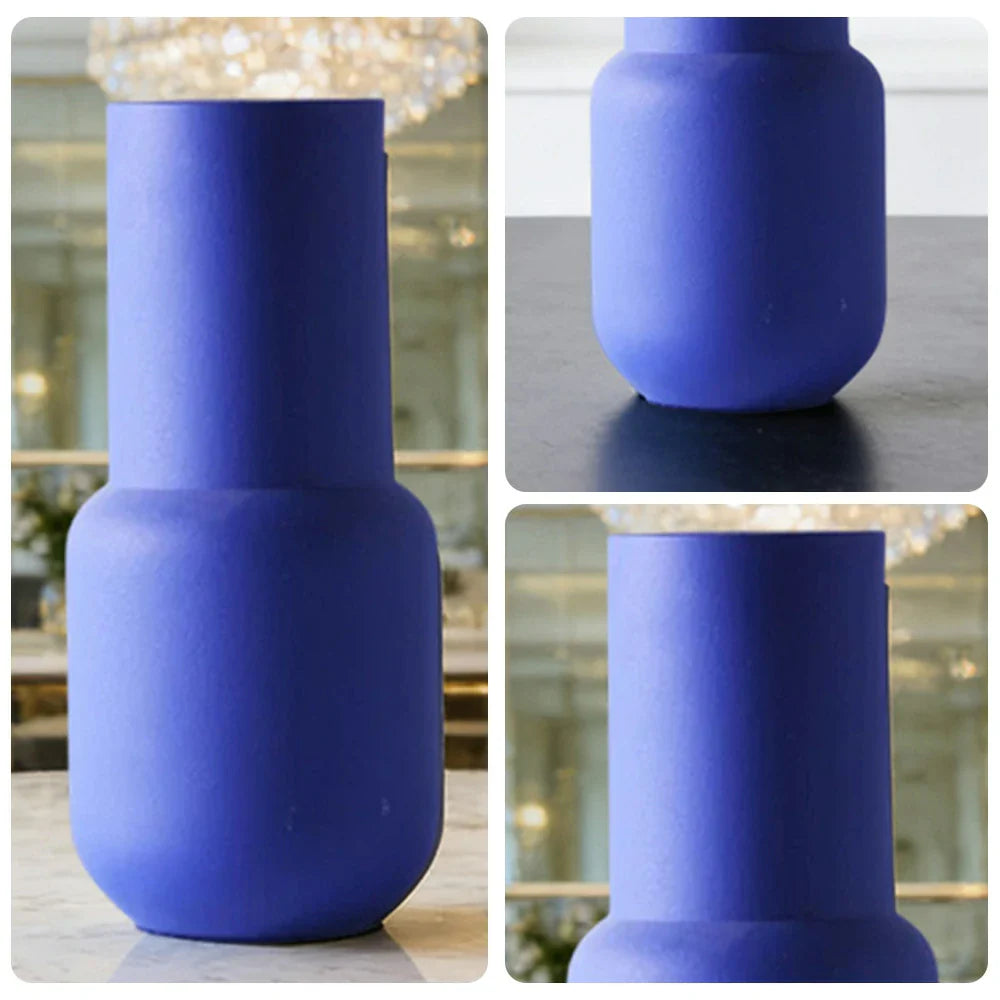 LIVARA Ceramic Vase Ornament Decorative Display Contemporary Minimal Aesthetic Matte Ceramic Handcrafted Textured Finish