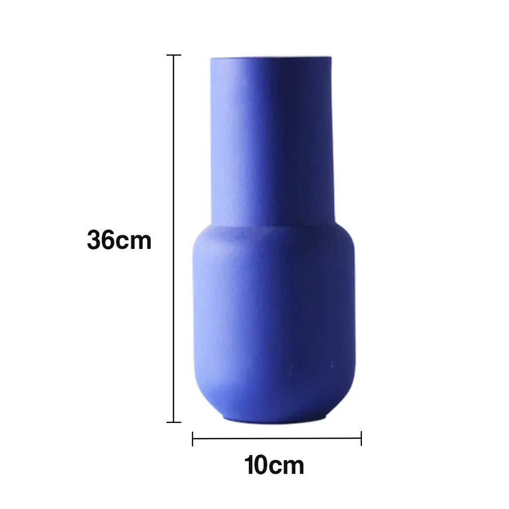 LIVARA Ceramic Vase Ornament Decorative Display Contemporary Minimal Aesthetic Matte Ceramic Handcrafted Textured Finish