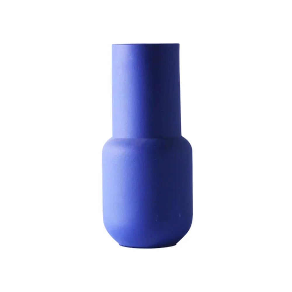 LIVARA Ceramic Vase Ornament Decorative Display Contemporary Minimal Aesthetic Matte Ceramic Handcrafted Textured Finish