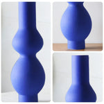 LIVARA Ceramic Vase Ornament Artistic Home Display Modern Minimal Design Matte Ceramic Handcrafted Stone-Texture Finish