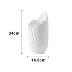 LIVARA Ceramic Vase Ornament Artistic Home Decor Modern Minimalist Matte Ceramic Handcrafted Stone-Texture Finish