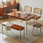 LIVARA 1128 White Dining Table, Veneer, Design, Ash Wood 130/140cm Stainless Solid Finish Four-Sided Legs, - Steel Durable Wood