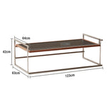 LIVARA 1136 Panel, Stainless Black Multi-Functional Wood Steel - Table - Low Table/Desk, Coffee Solid Vintage Sofa Legs Frame Ash Reversible with Black