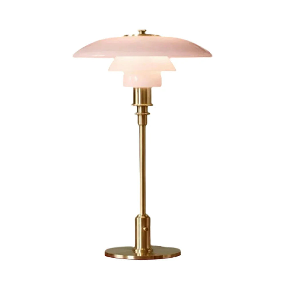 LIVARA Table Lampshade Colors E14 Three Energy-efficient CRI Glass - Lamp High Pink Design