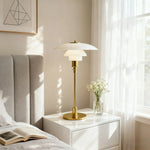 LIVARA Table Energy-efficient Three CRI Lampshade Colors Design High E14 Lamp - Glass White
