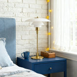 LIVARA Table Energy-efficient Three CRI Lampshade Colors Design High E14 Lamp - Glass White