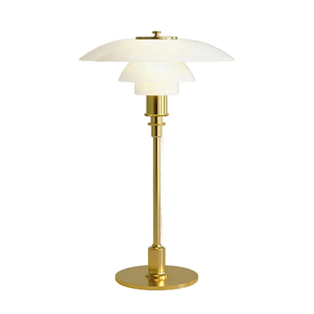 LIVARA Table Energy-efficient Three CRI Lampshade Colors Design High E14 Lamp - Glass White