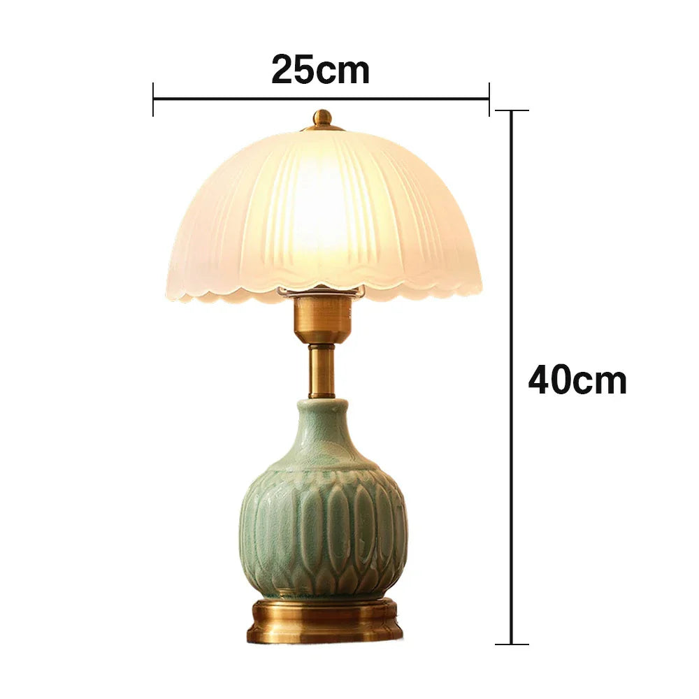 LIVARA Table Color High Lamp CRI Temperatures Energy-efficient Three Glass Ceramic E27