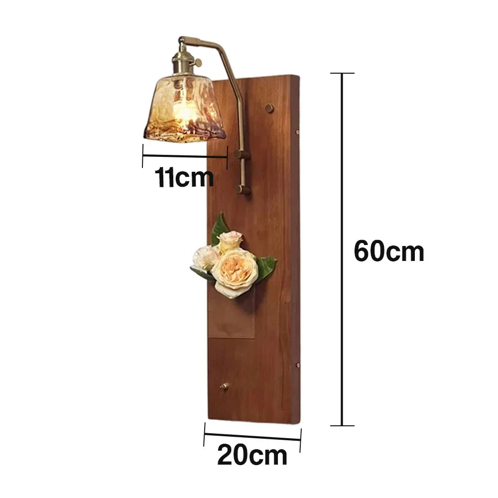 LIVARA Hand-blown Color Temperatures Ceramic Glass Texture Wall Stone Three E27 Natural Lamp