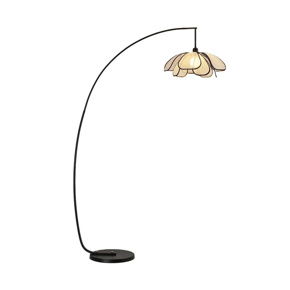 LIVARA Floor Adjustable with Light, Lamp LED Iron Shade, Temperature, Base Fabric Three-Color Rust-Resistant