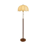 LIVARA Floor Adjustable Sturdy E27 Full-Spectrum Three-Color Temperature, Base with Fabric Iron Shade, Lamp Printed Light