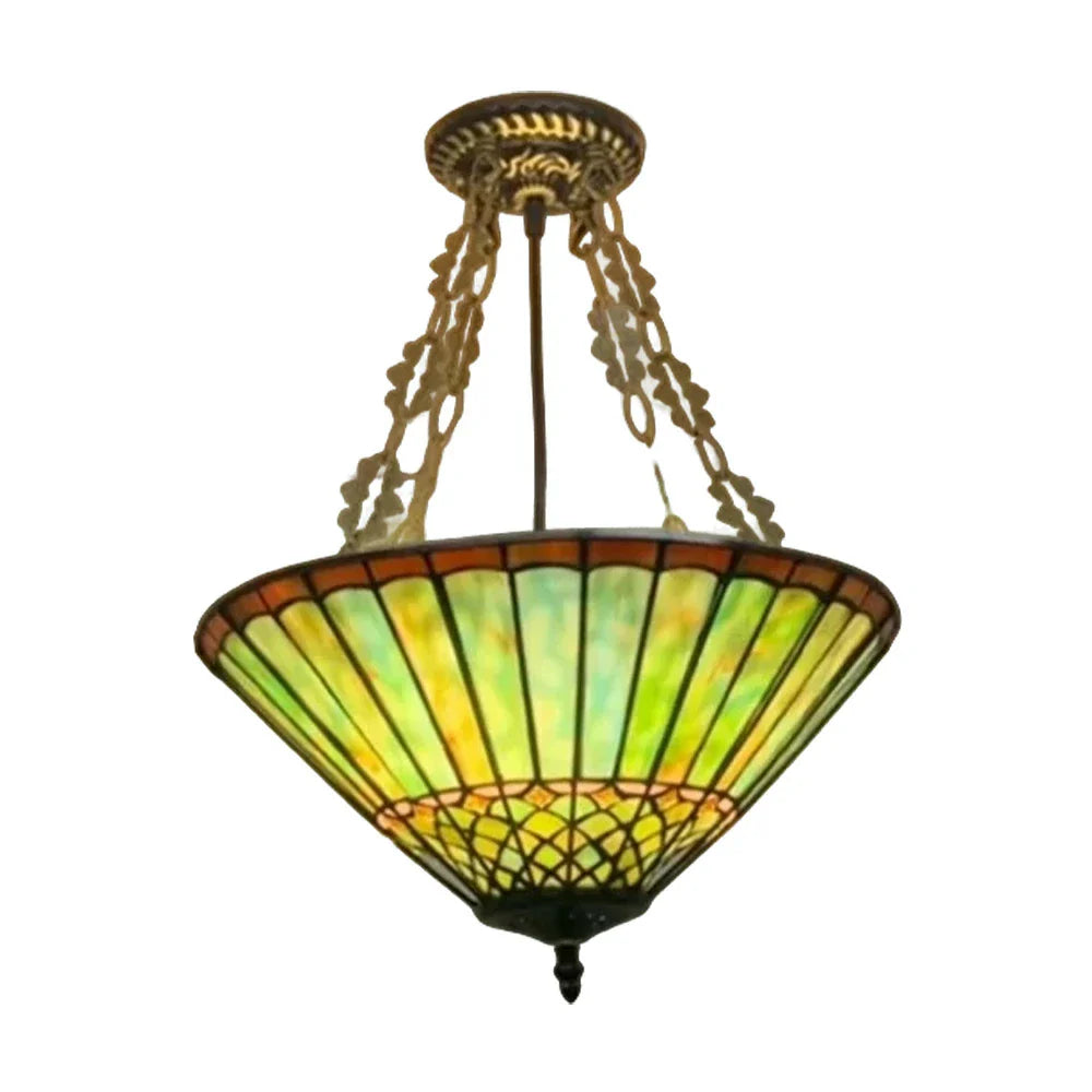 LIVARA 40/60cm High-Temperature Colored Glass Pendant Lamp with E27 Socket, Copper & Iron Body, Handcrafted Light Transmission