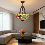 LIVARA Pendant Colorful Base, Durable Iron Handcrafted Shade, & E27 Copper Glass Lamp, Socket