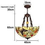 LIVARA Pendant Colorful Base, Durable Iron Handcrafted Shade, & E27 Copper Glass Lamp, Socket