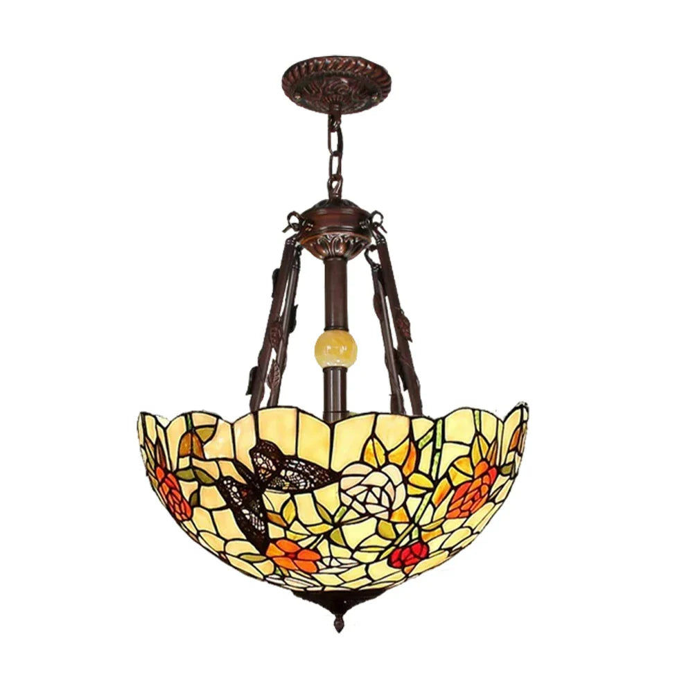 LIVARA Pendant Colorful Base, Durable Iron Handcrafted Shade, & E27 Copper Glass Lamp, Socket