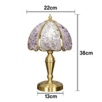 LIVARA Crystal High-Spec E27 LED Bulbs, Table Natural - Shade, Lamp - Flicker-Free Purple Socket, Soft, Light Crystal