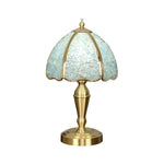 LIVARA Crystal Soft, Natural Lamp - Bulbs, High-Spec Shade, Light Crystal Socket, E27 Flicker-Free Table Blue - LED