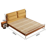 LUXORA 9902 Solid Larch Bed, Frame, Accents, Steel - Wood Wood 150/180cm Wingback Stainless Design Velvet Footboard, Cloud Cherry Yellow
