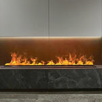 LIVARA CT700 Touch Timer Function LCD - Light Single-Color Flame, Screen, - Steel, Steel/304 70/180/250cm Fireplace Stainless Dual Control, Fog Design, Humidifier Black