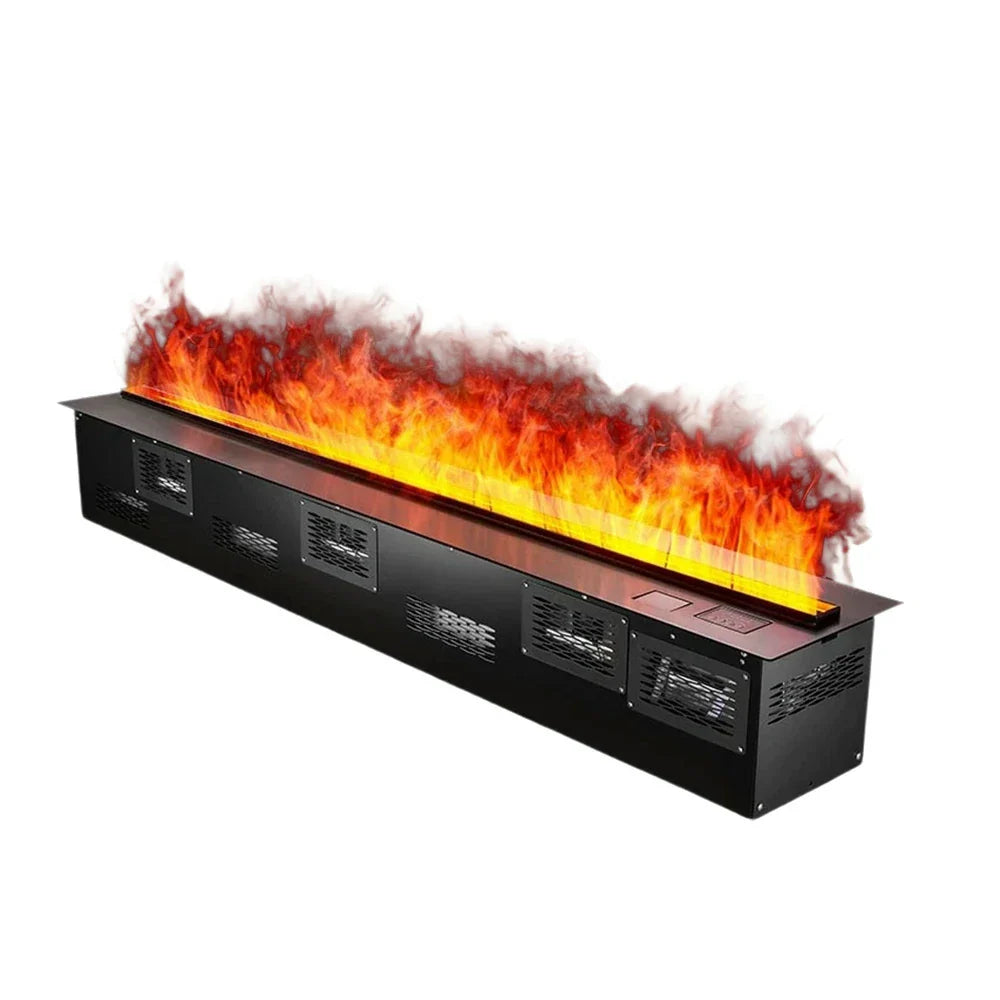 LIVARA CT700 Touch Timer Function LCD - Light Single-Color Flame, Screen, - Steel, Steel/304 70/180/250cm Fireplace Stainless Dual Control, Fog Design, Humidifier Black
