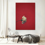 LUXORA Hand and 50/80/120cm Oil Relaxing Interior Modern Canvas for Painted Natural Art Featuring Luxury Gentle Painting Brushstrokes and Tones Elegant Atmosphere