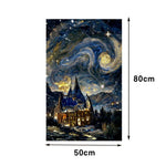 LUXORA Hand Clean Decorative and Luxury Rooms 50/80/100cm Calm Painted Neutral Living Oil Art Abstract Flow for Color Contemporary Gentle Seeking Lines a Painting Style
