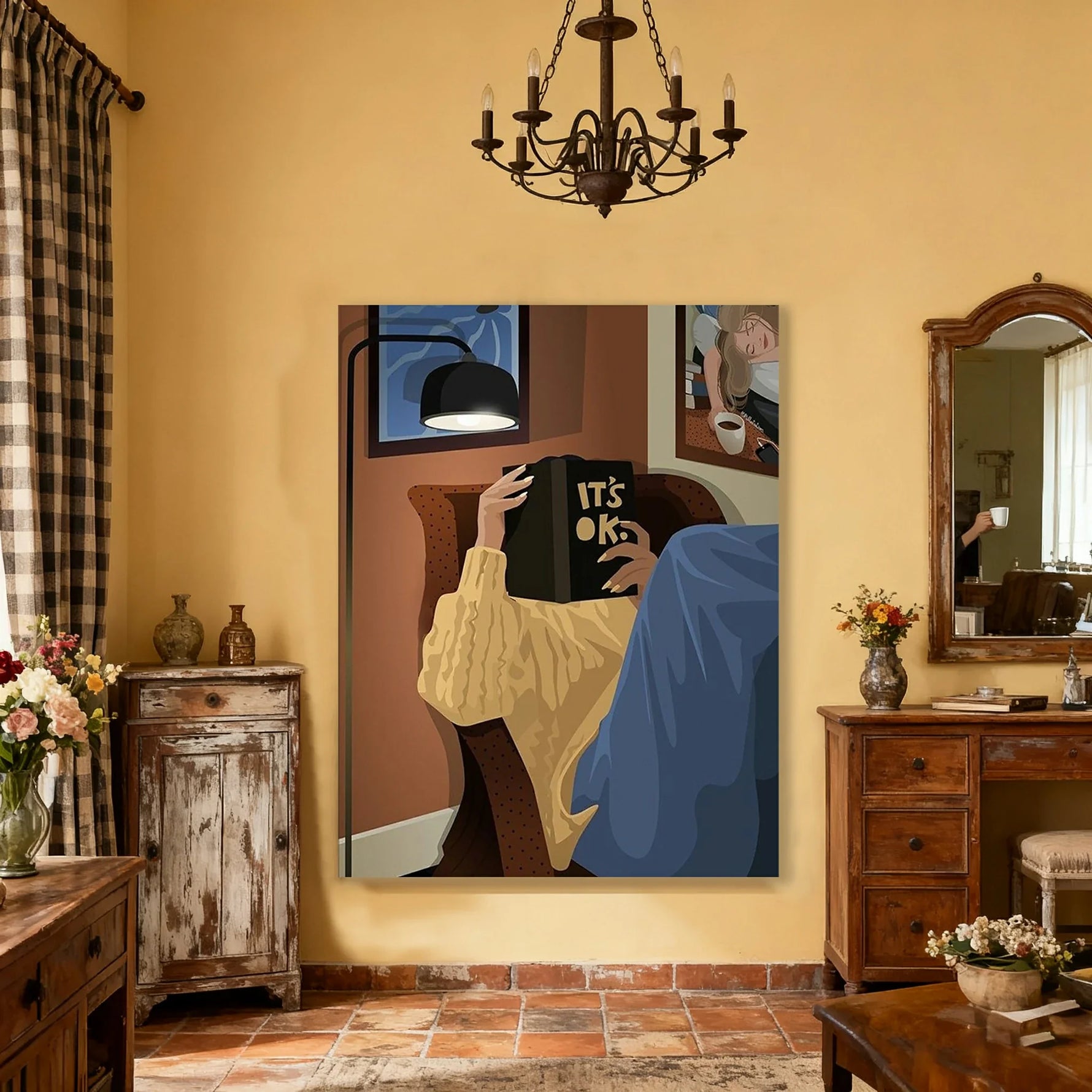LUXORA Hand Oil Homes with Contemporary Painting Neutral Painted Balanced for Abstract Ideal High-End 50/80/120cm Canvas and Elegant Shades Interior Decoration