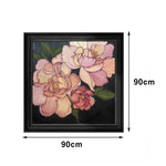 LUXORA Hand Painted Wall with Soft Contemporary Elegant Art Colour Oil Texture Gentle 60/90/140cm Painting and Layers