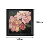 LUXORA Hand Painted Wall with Soft Contemporary Elegant Art Colour Oil Texture Gentle 60/90/140cm Painting and Layers