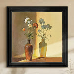 LUXORA Hand Modern Serenity to Painted 60/90/140cm Charm Design Bringing Painting Oil Abstract Neutral and Subtle Spaces