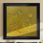 LUXORA Hand Adds Calm That Living Painted to Neutral and Canvas Hand-Painted Painting Oil 60/90/140cm Warmth Areas