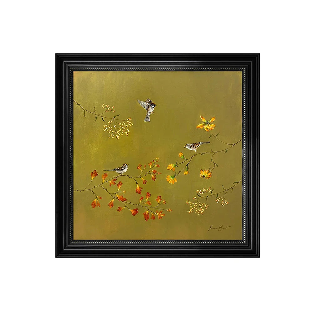 LUXORA Hand Adds Calm That Living Painted to Neutral and Canvas Hand-Painted Painting Oil 60/90/140cm Warmth Areas