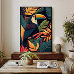 LUXORA Hand Oil Lines Balanced Painted and Art Gentle 60/80/120cm Minimalist Painting Brush Featuring Canvas Movements