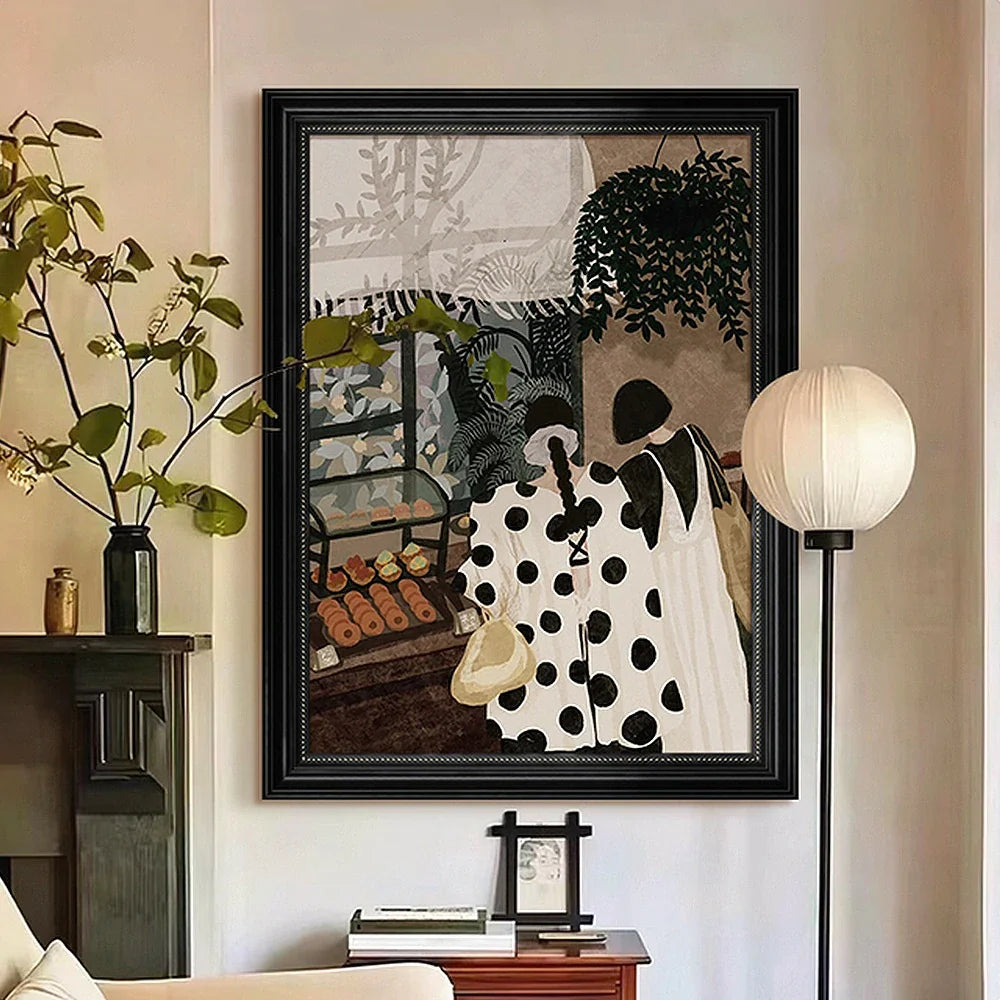 LUXORA Hand Painted and Composition Harmony Warmth Neutral Painting Colour That Brings to Oil 50/80/120cm Home D¡§|cor
