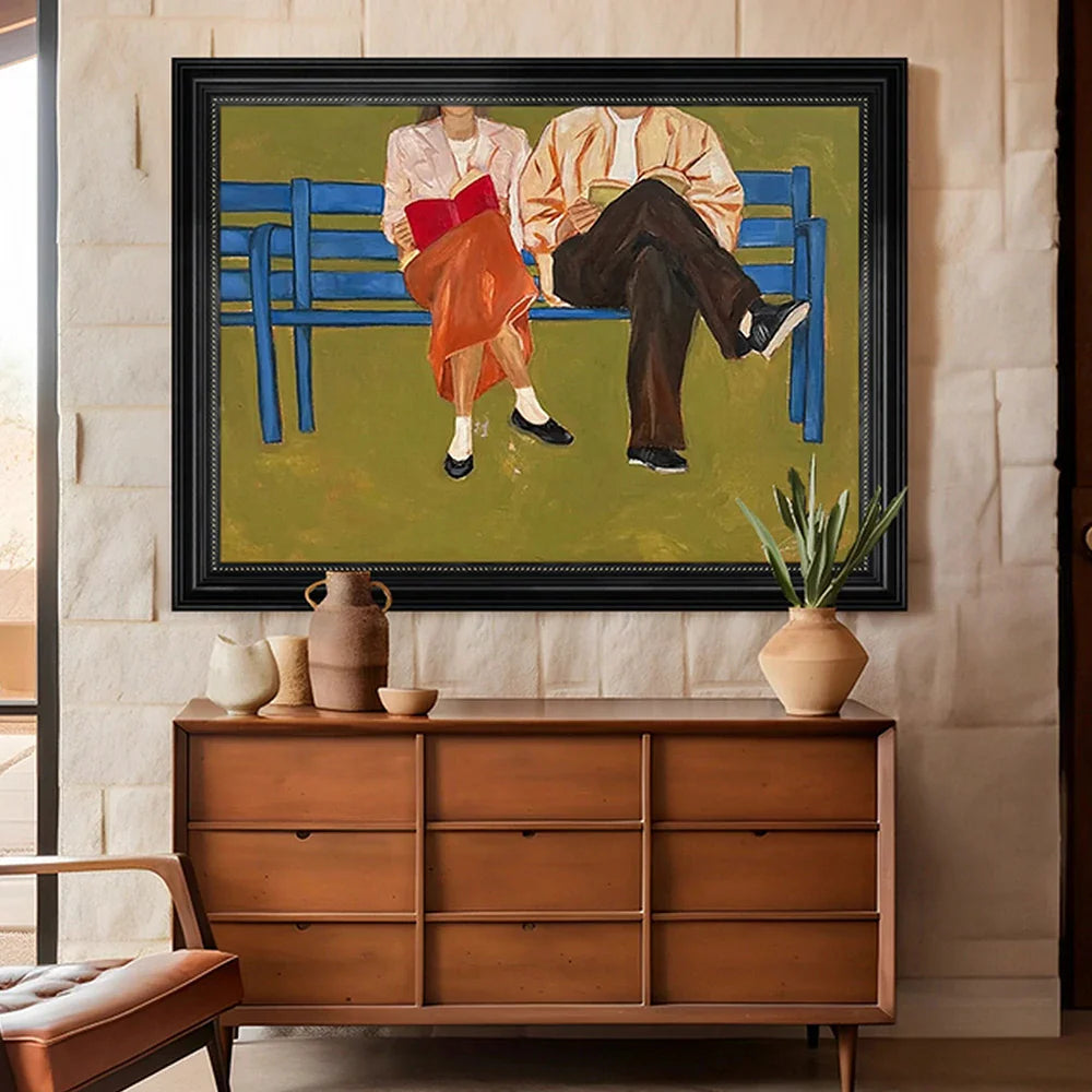 LUXORA Canvas Texture Oil for and Art Painting with Perfect 70/110/170cm Hand Painted Subtle Bedrooms Elegant Lounges