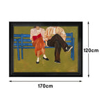 LUXORA Canvas Texture Oil for and Art Painting with Perfect 70/110/170cm Hand Painted Subtle Bedrooms Elegant Lounges
