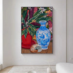 LUXORA Hand for Peaceful with Brush Art Refined Interior Oil Painting Smooth Patterns Wall 60/80/120cm Painted Spaces